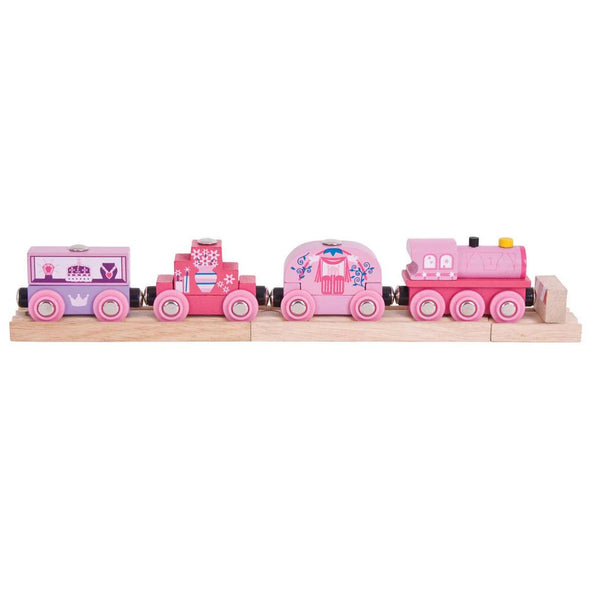 Wooden Toy Train Set