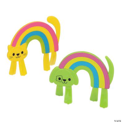 Rainbow Cat & Dog Bendable