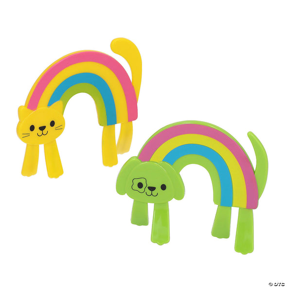 Rainbow Cat & Dog Bendable