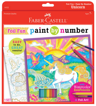 Paint by Number Unicorn Foil Kit