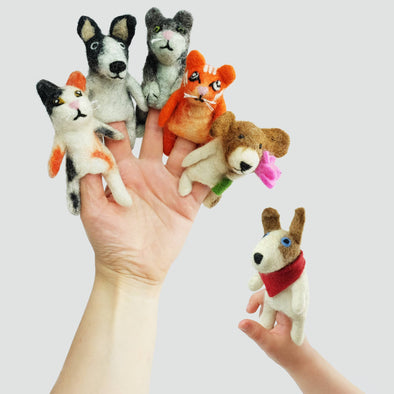 Finger Puppet - Cats and Dogs
