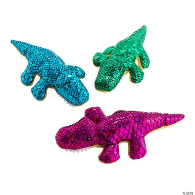 Metallic Alligator Plush 9"