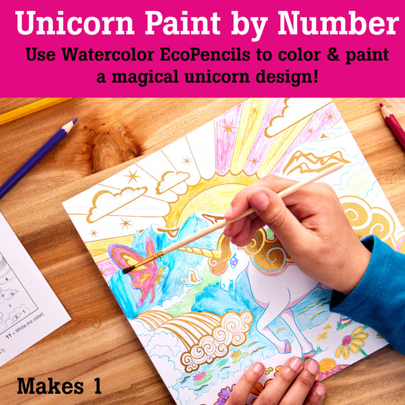 Paint by Number Unicorn Foil Kit