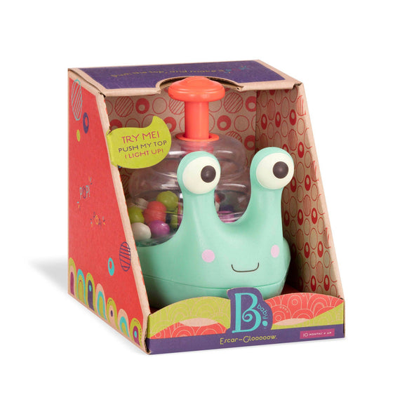 Rolling Light-Up Snail Popper