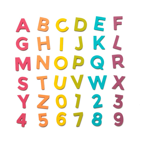 36pc Rainbow Pop Magnetic Letters