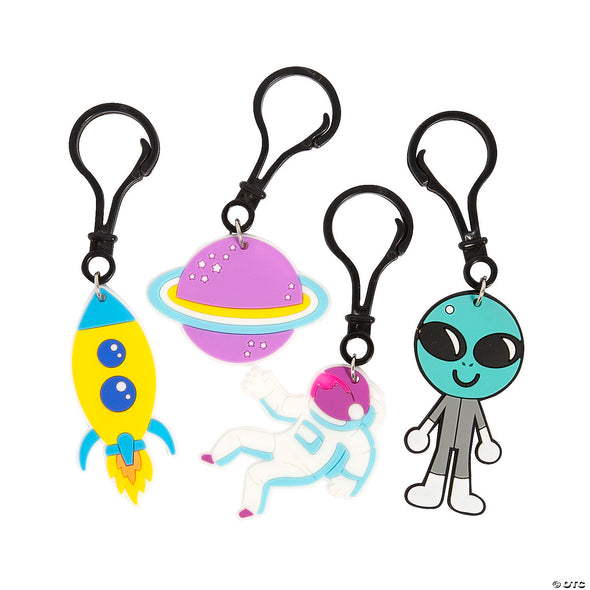 Outer Space Backpack Keychain