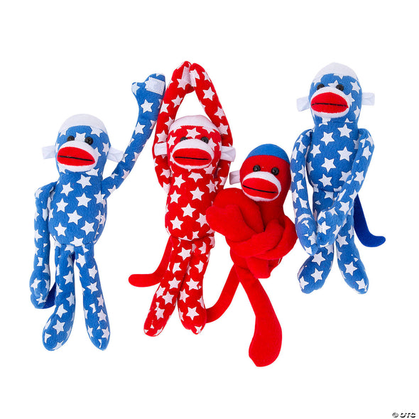 Patriotic Sock Monkeys