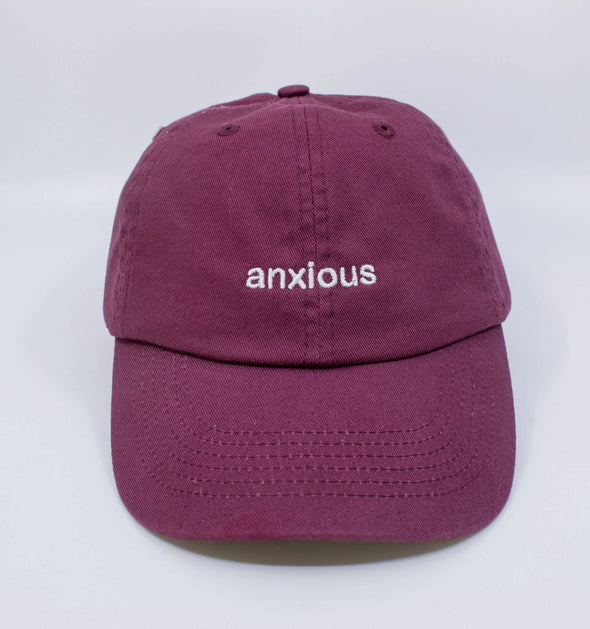 Anxious Embroidered Hat