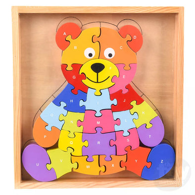 Wooden Bear Letter Puzzle
