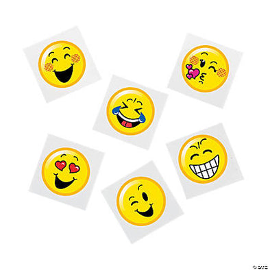 Emoticon Tattoo Assortment