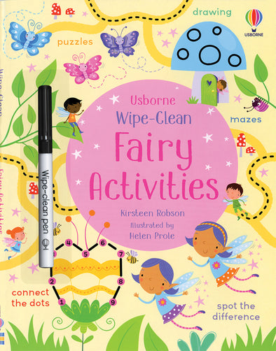 Wipe-Clean Fairy Activities Book