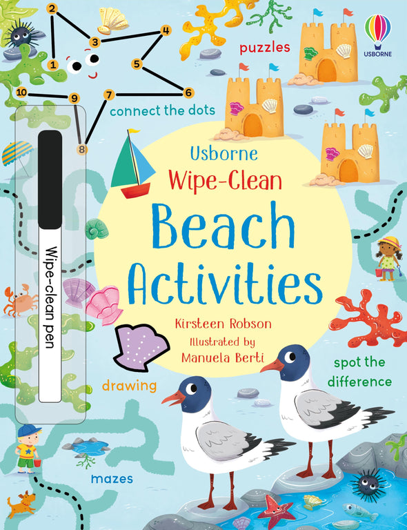 Wipe-Clean Beach Activities Book