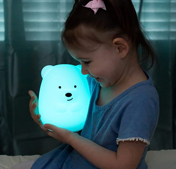 Bear Bluetooth Speaker LED Night Light