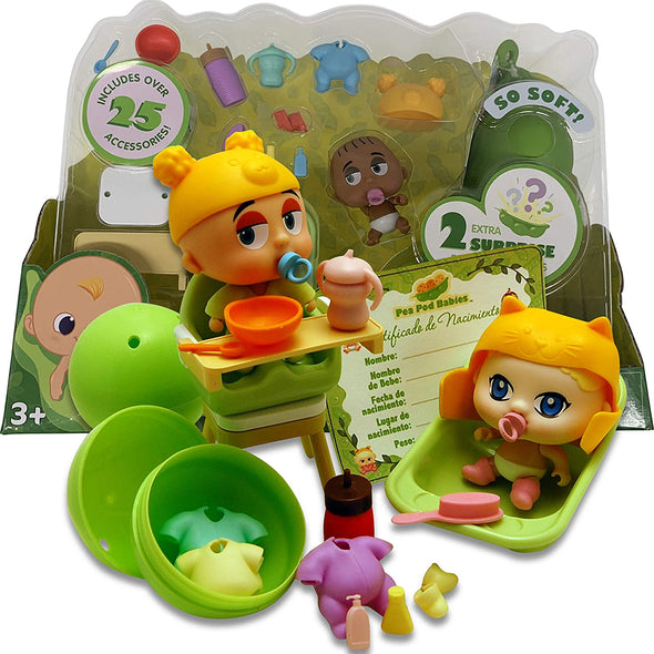 Pea Pod Babies Dinner and Bath Set