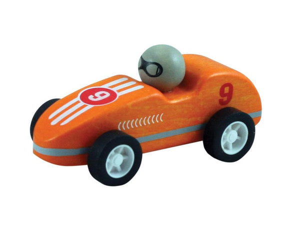 Wooden Racers Car Pullback