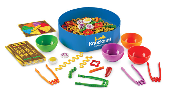 Noodle Knockout! Fine Motor Game