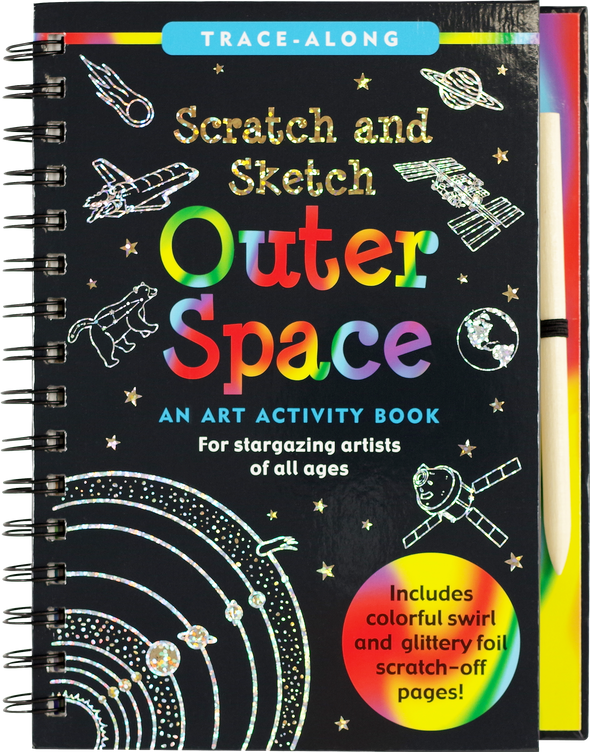 Outer Space Scratch and Sketch