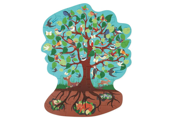 Contour Puzzle Bird Tree 59 pcs