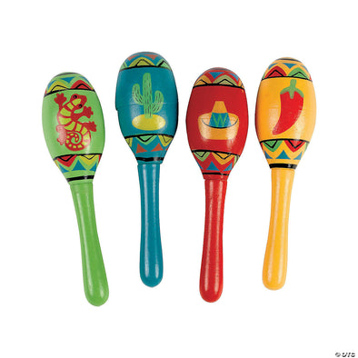 Wooden Fiesta Maracas