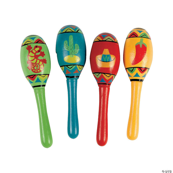 Wooden Fiesta Maraca