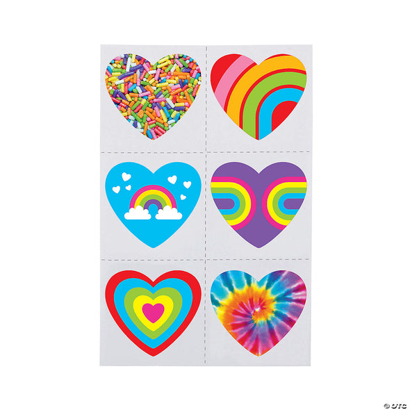 Rainbow Heart Tattoo