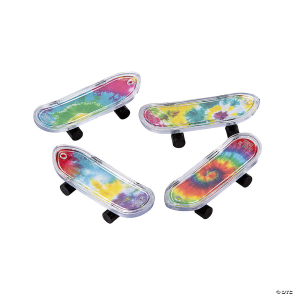 Tie-Dyed Mini Skateboards